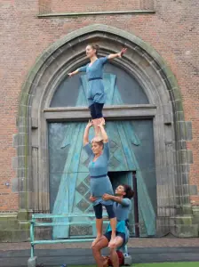 Image of a 3 high taken on tour
